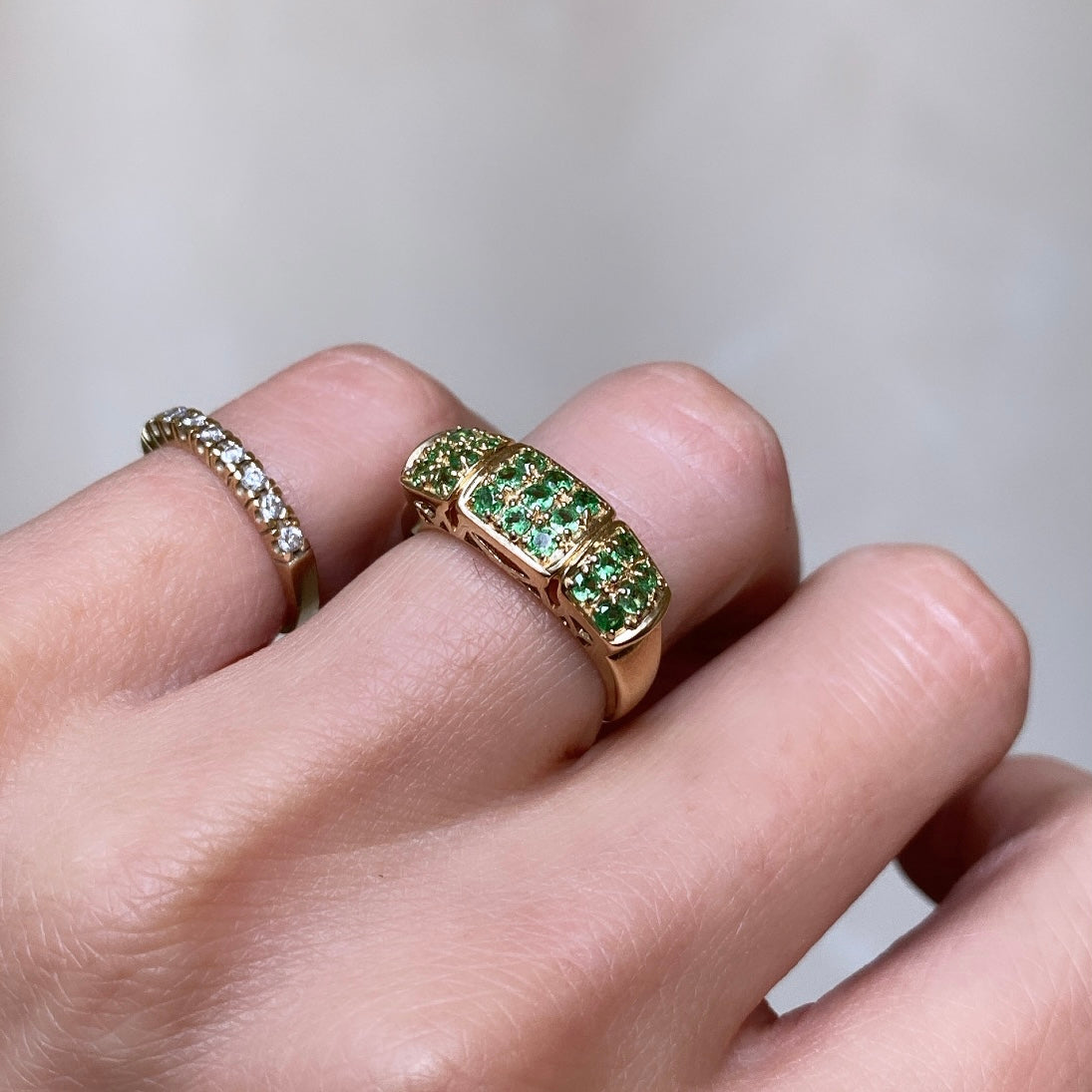 Bold Emerald Ring