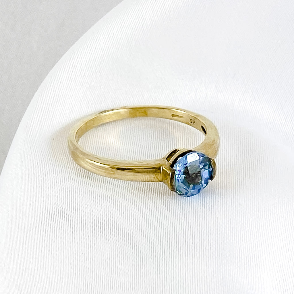 Topaz Solitaire Ring
