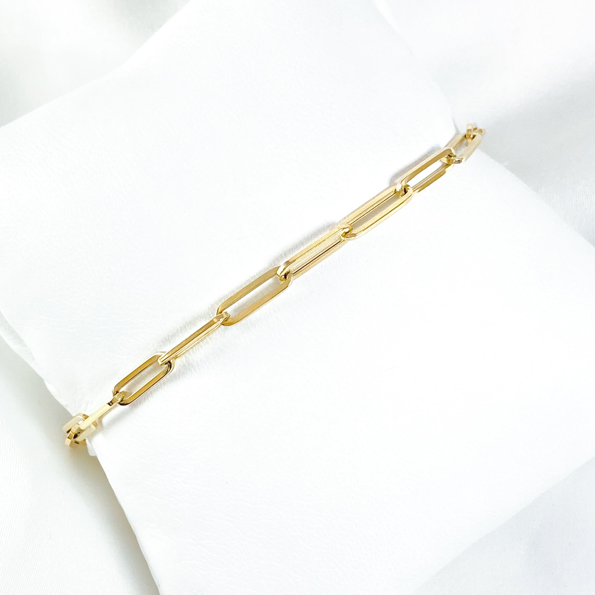 Angular Paperclip Bracelet
