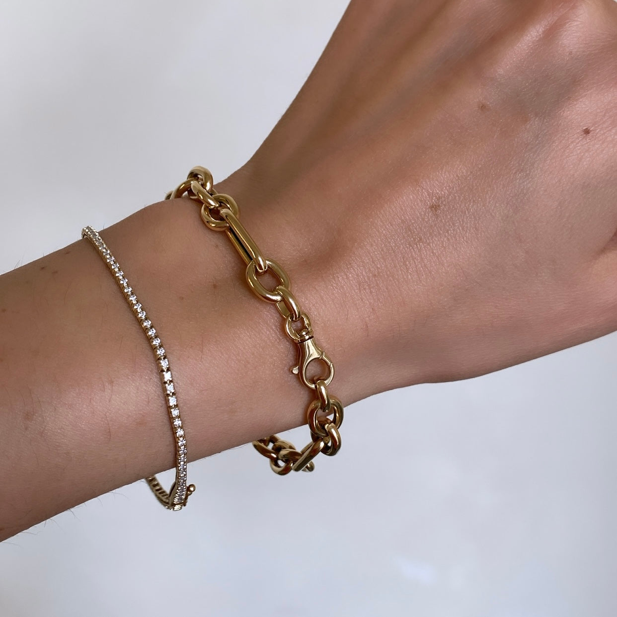 Unique Bold Chain Bracelet
