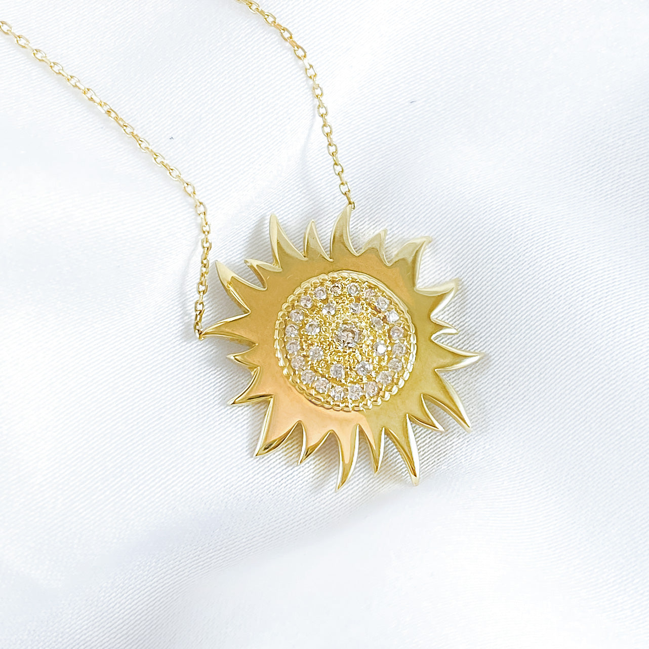 Vintage Sun Necklace
