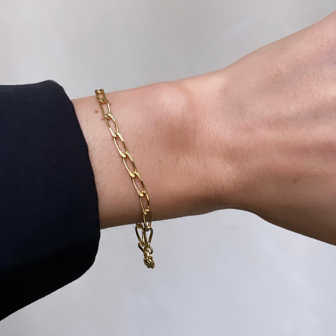 Wide Curb Bracelet