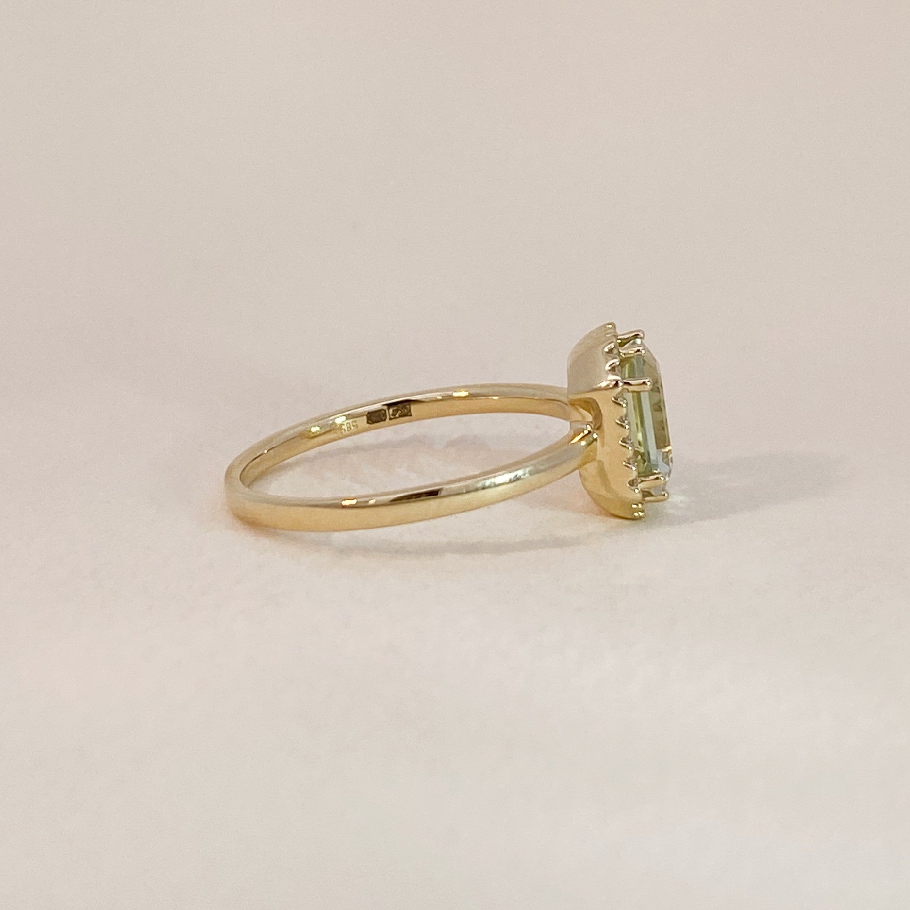 Amethist ring diamant