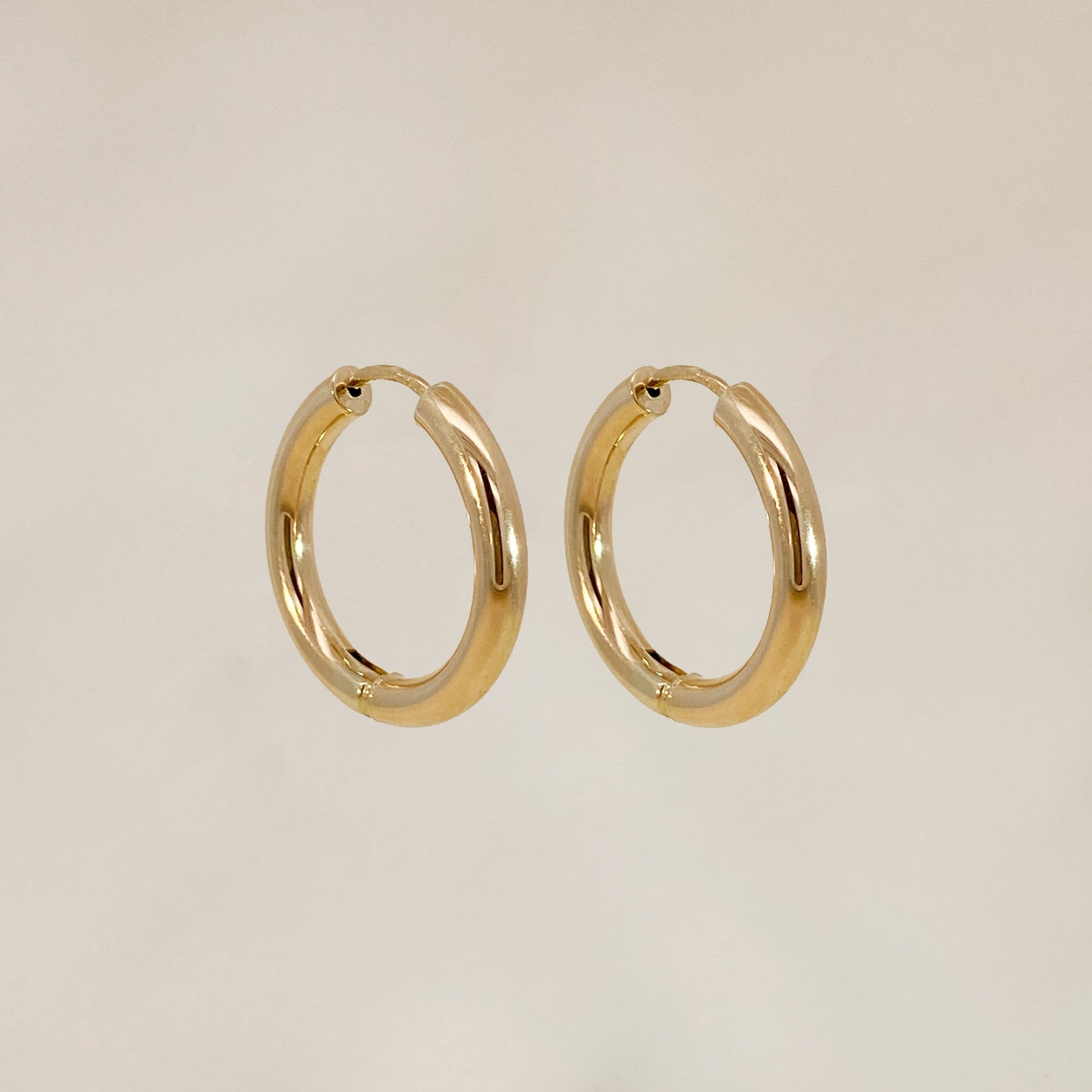 Classic hoops small goud