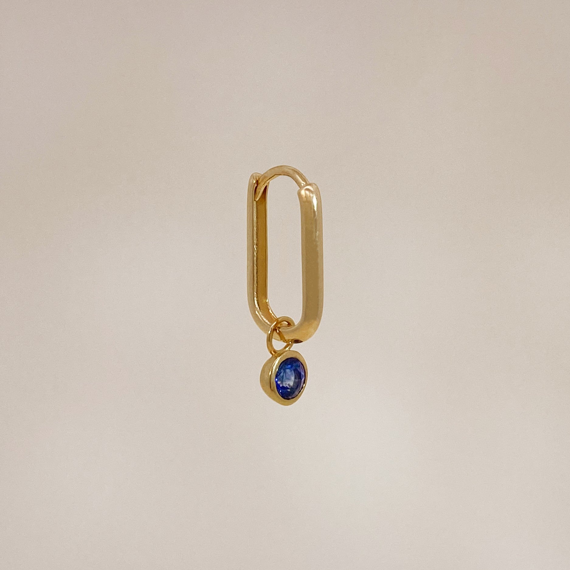 Sapphire earring charm