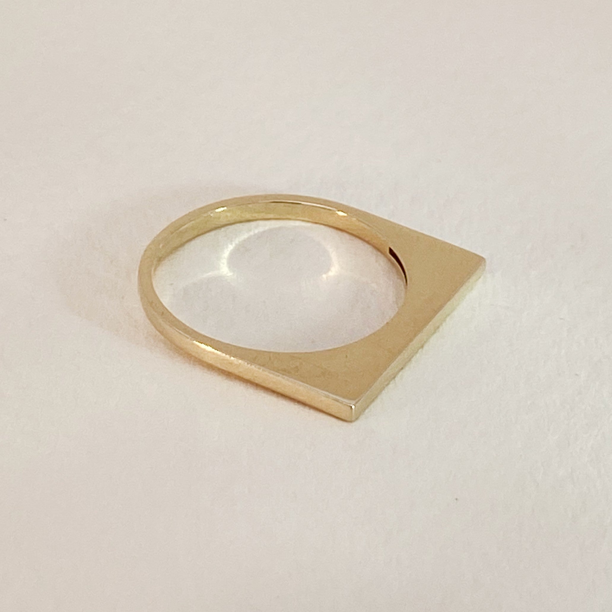 Vintage Flat Angular Ring