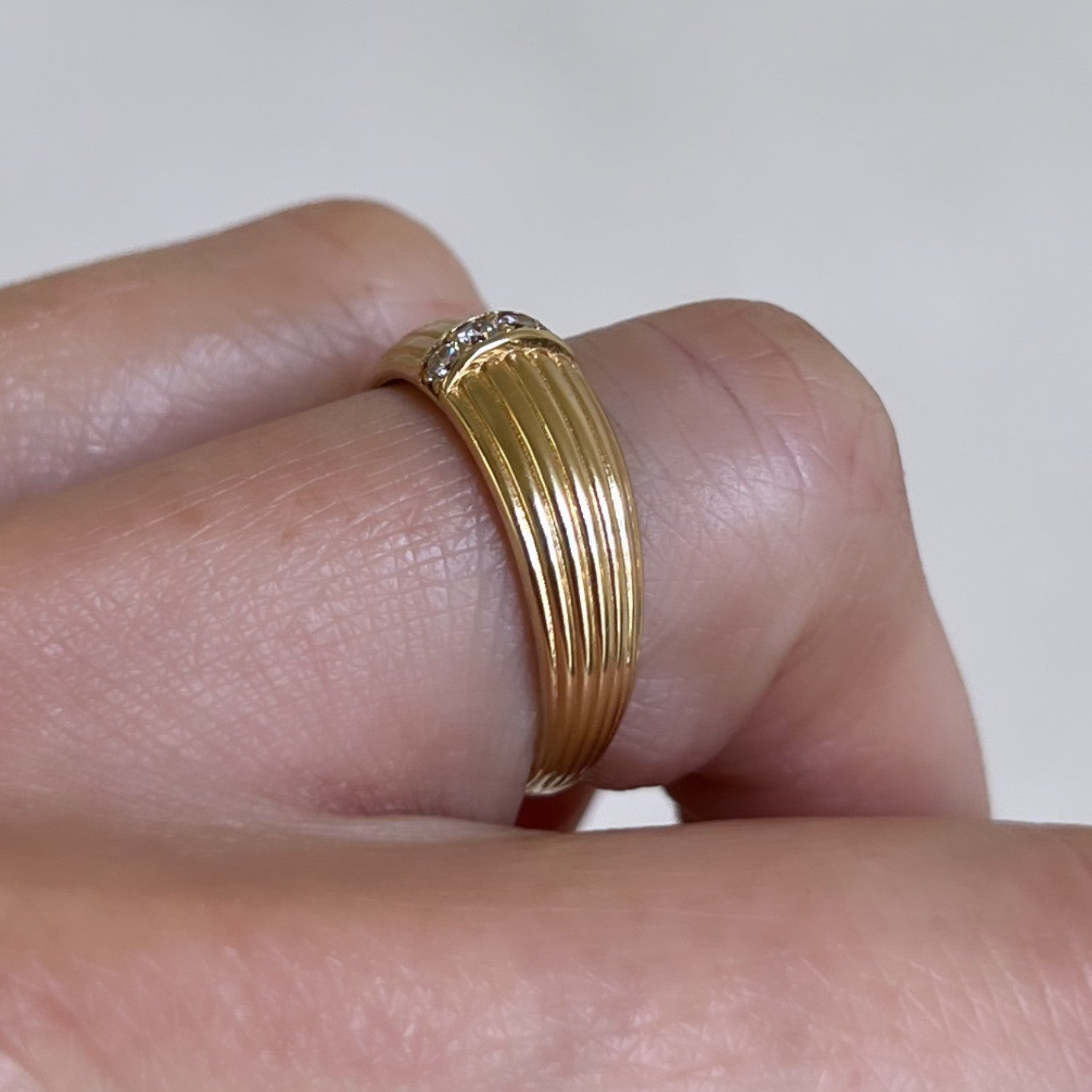 Vintage Gouden Ring Details