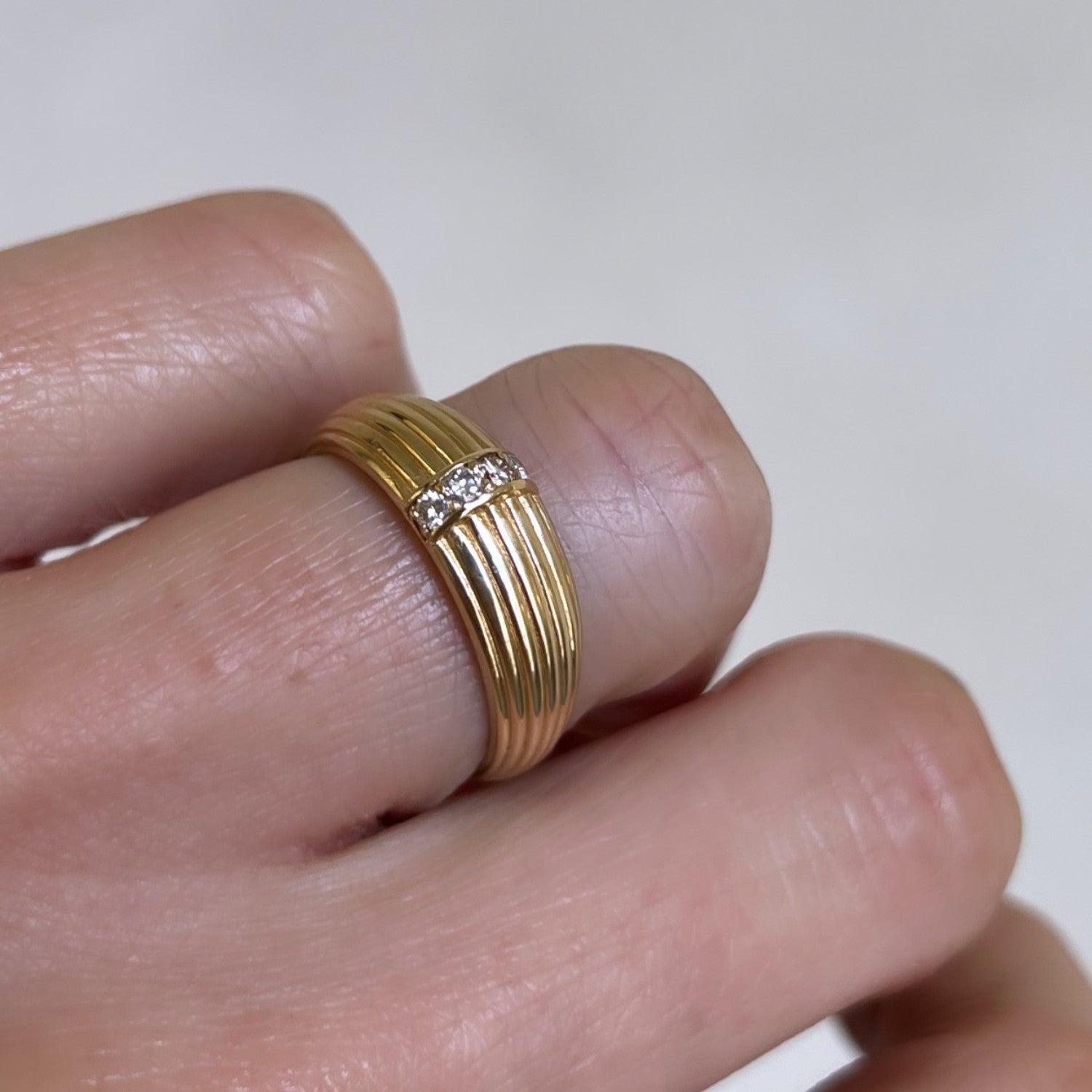 Vintage Gouden Ring Diamanten