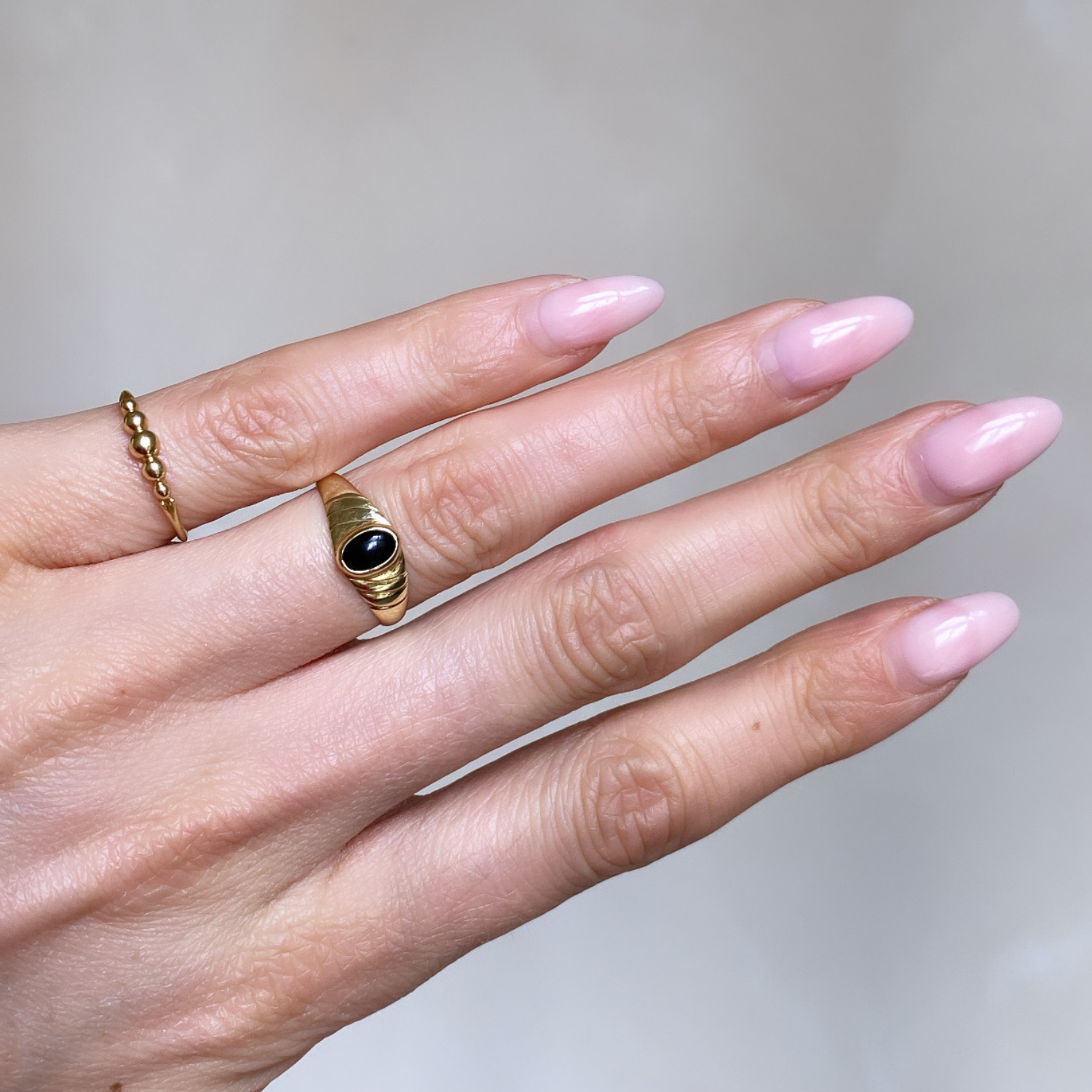 Vintage Oval Onyx Ring