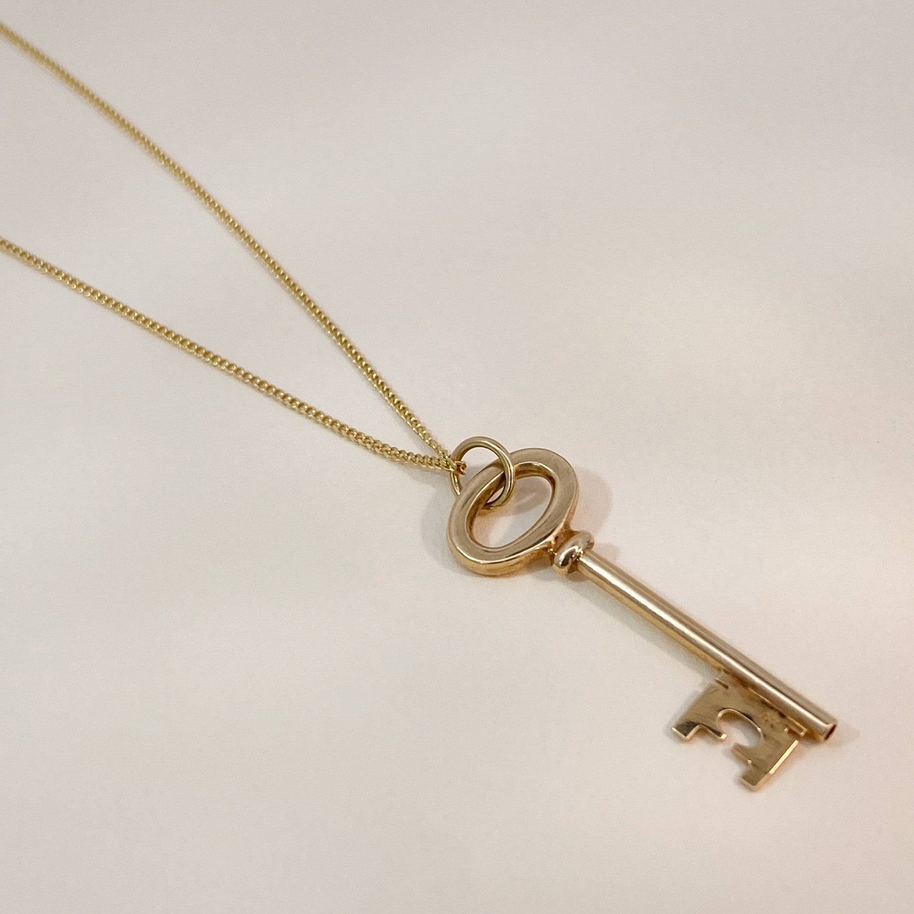 Vintage large key pendant