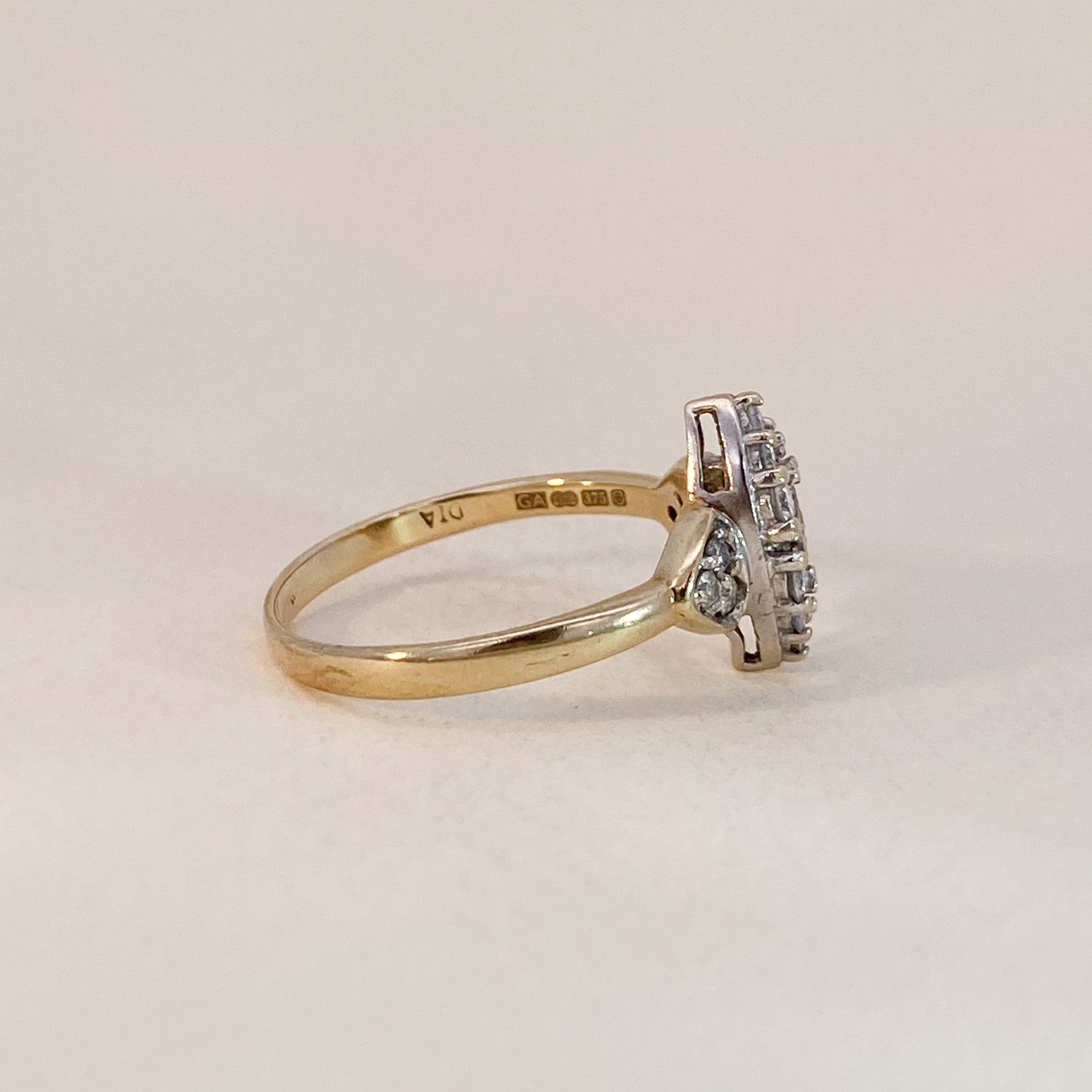 Vintage magische diamanten ring
