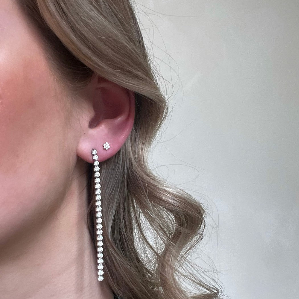 Zilveren Waterfall earrings