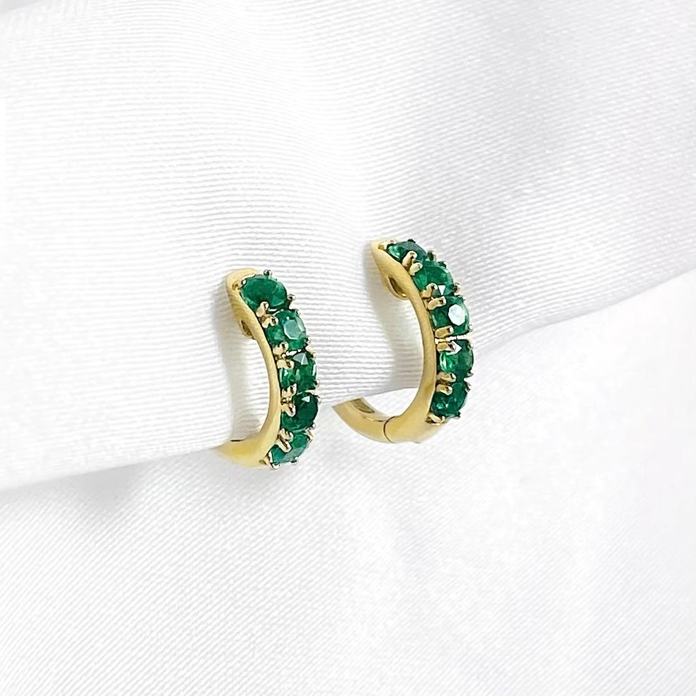 Emerald Row Earrings