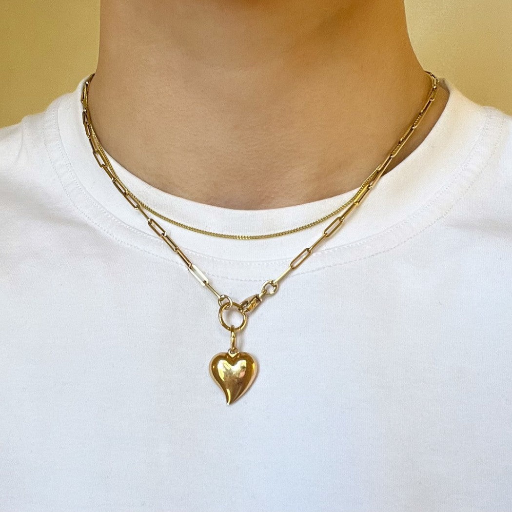 vintage unique heart pendant
