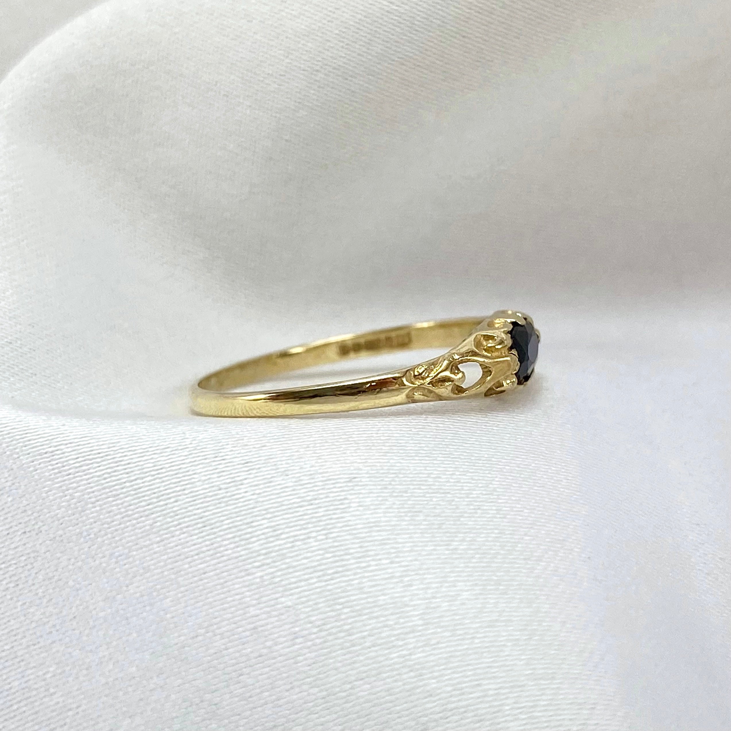 Ornate Sapphire Vintage Ring