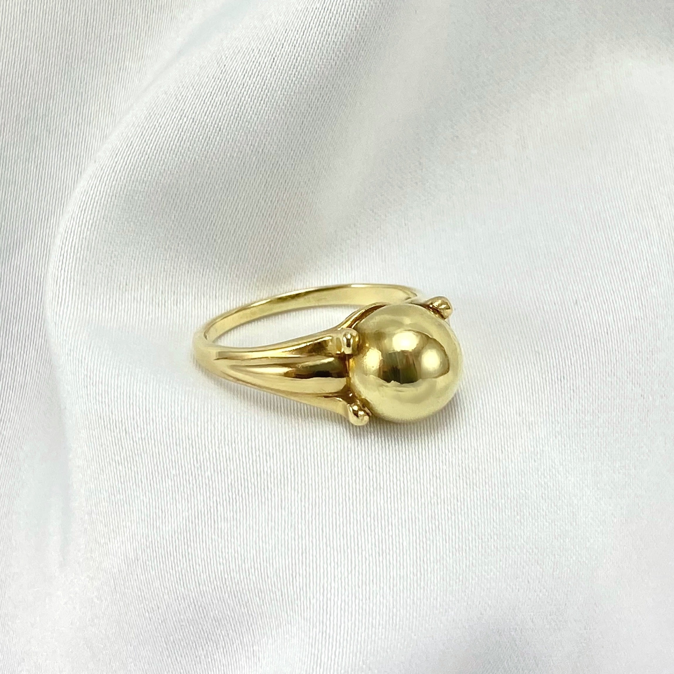 Golden Ball Ring