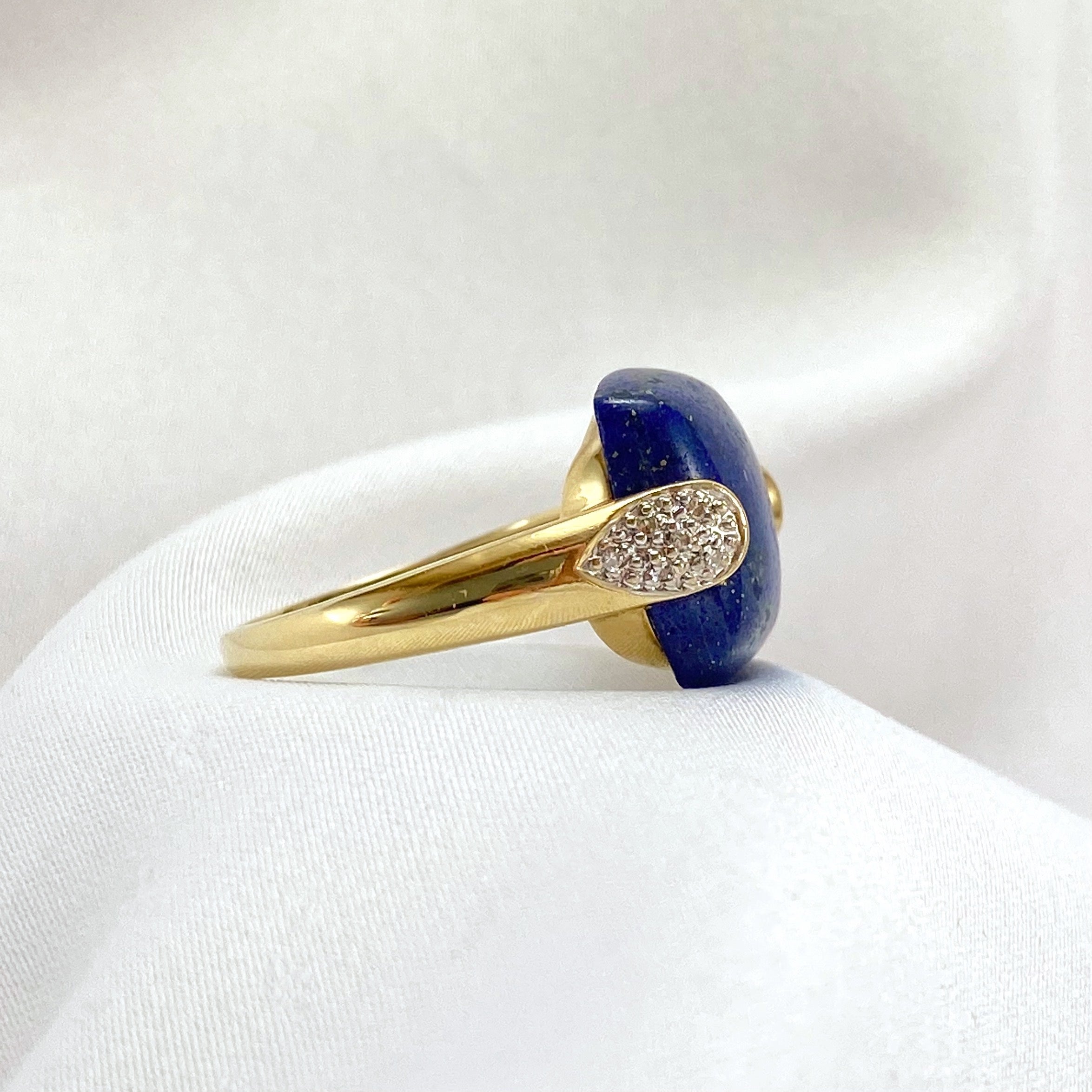 Magical Lapis Lazuli & Diamond Ring