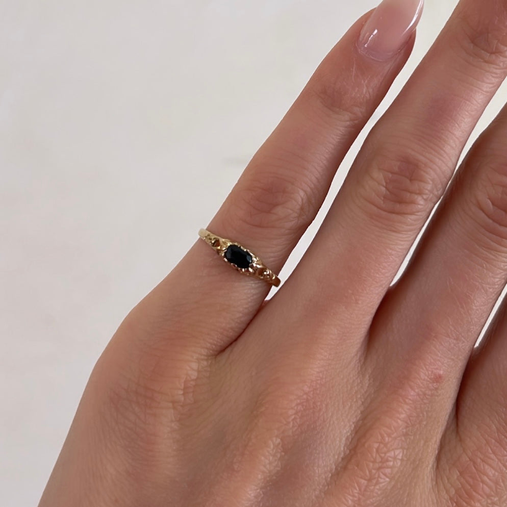 Ornate Sapphire Vintage Ring