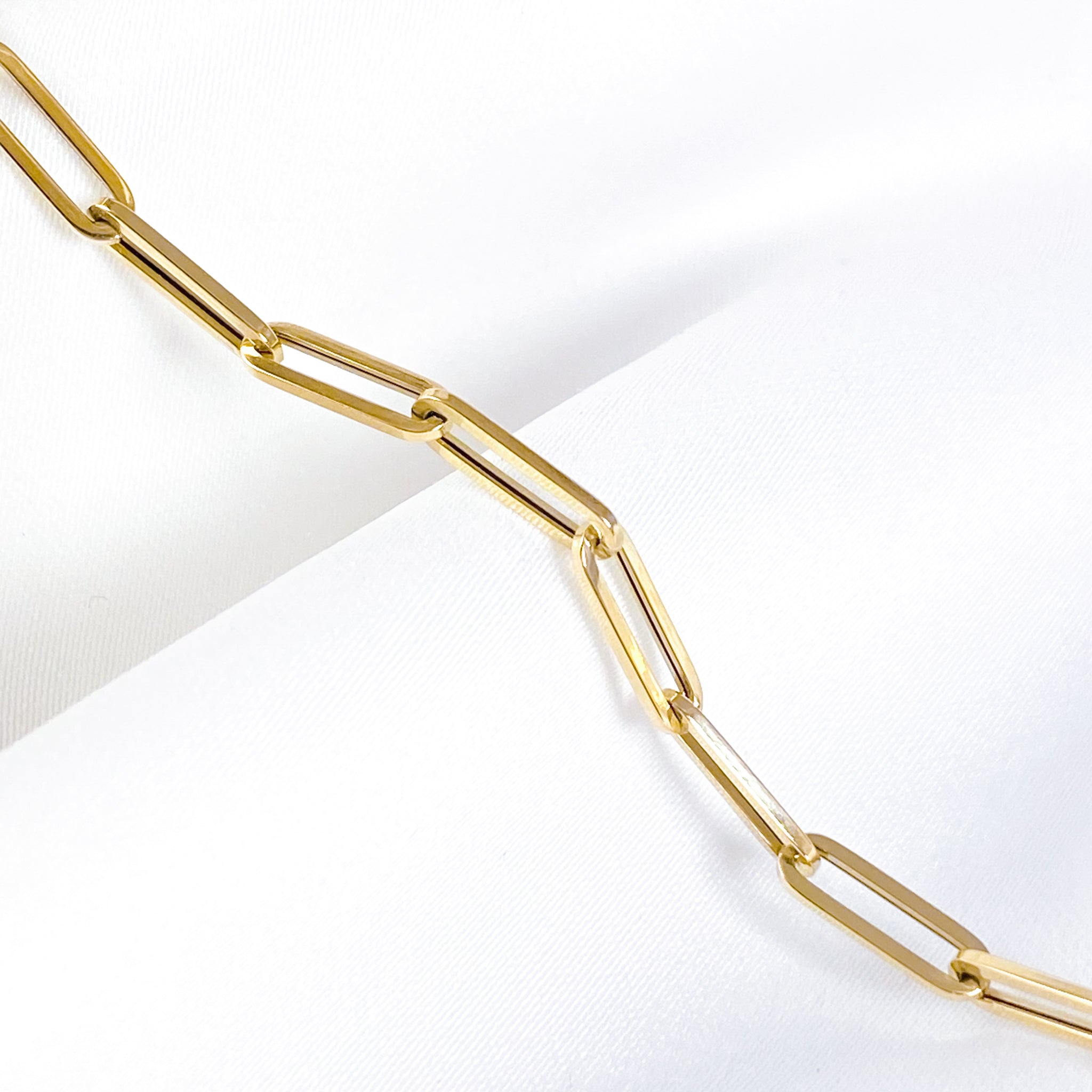 Angular Paperclip Necklace