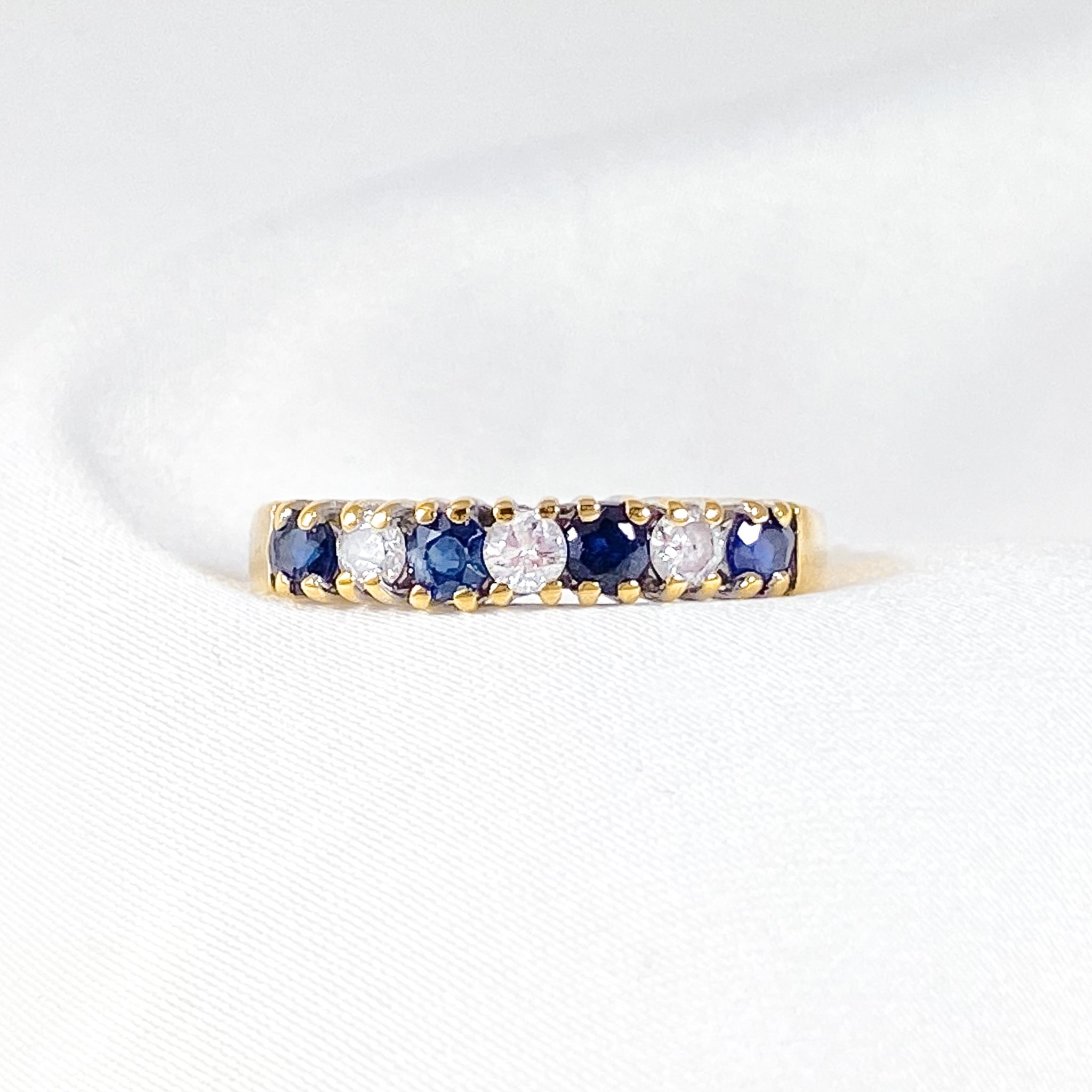 The Perfect Sapphire And Diamonds Row