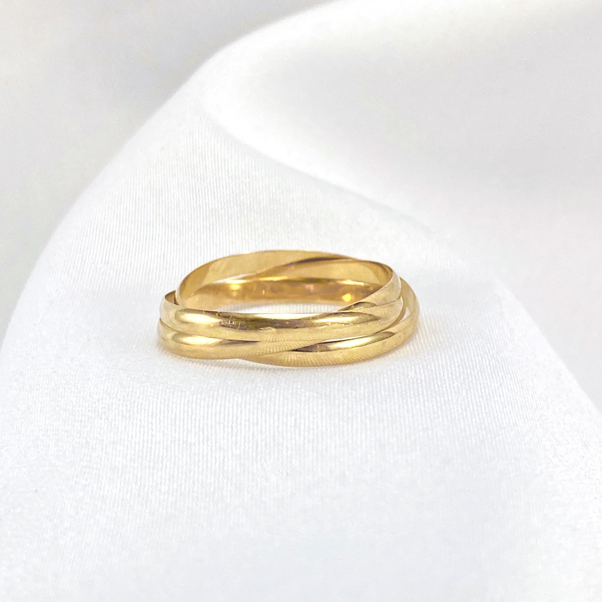 Golden Trio Ring