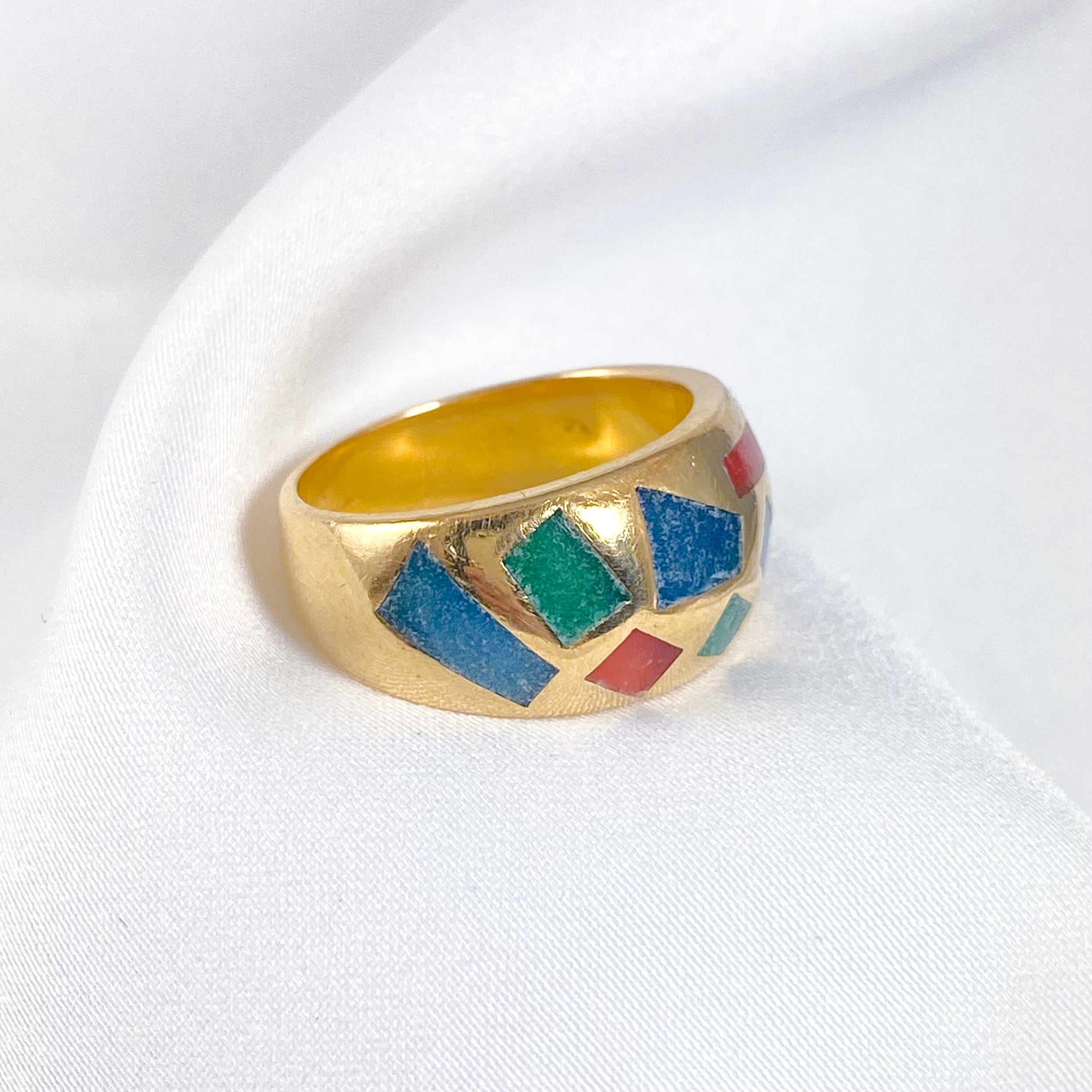 Vintage Colorful Balloon Ring