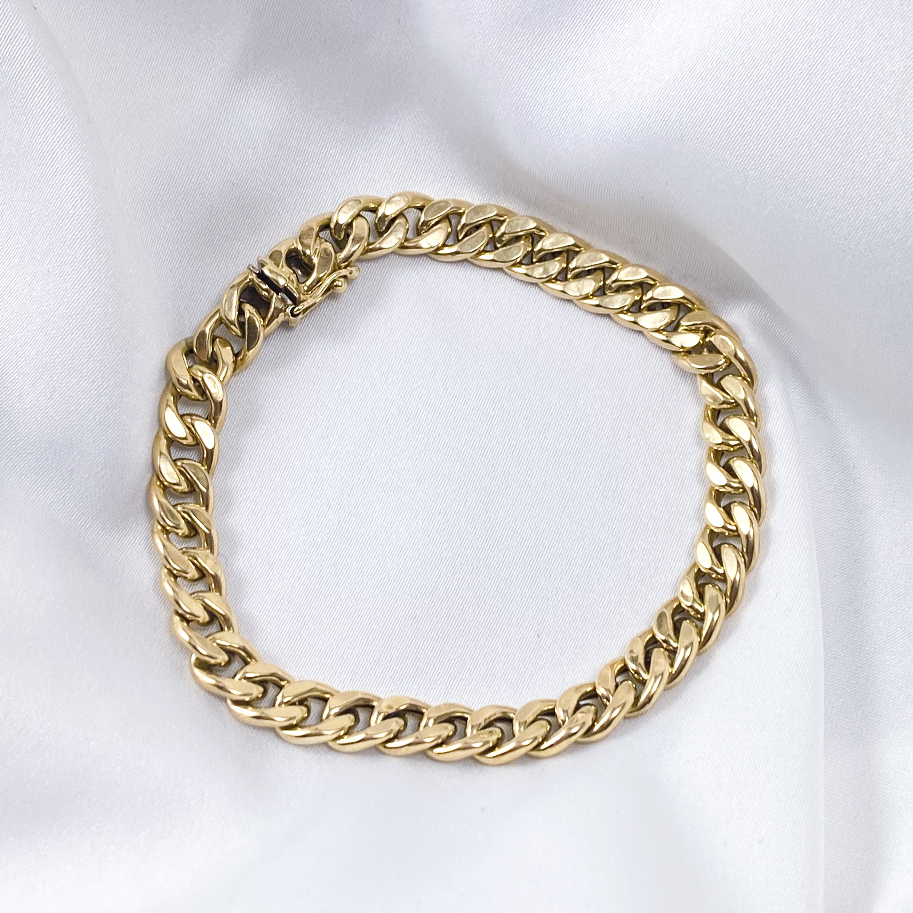 Vintage Thick Curb Bracelet