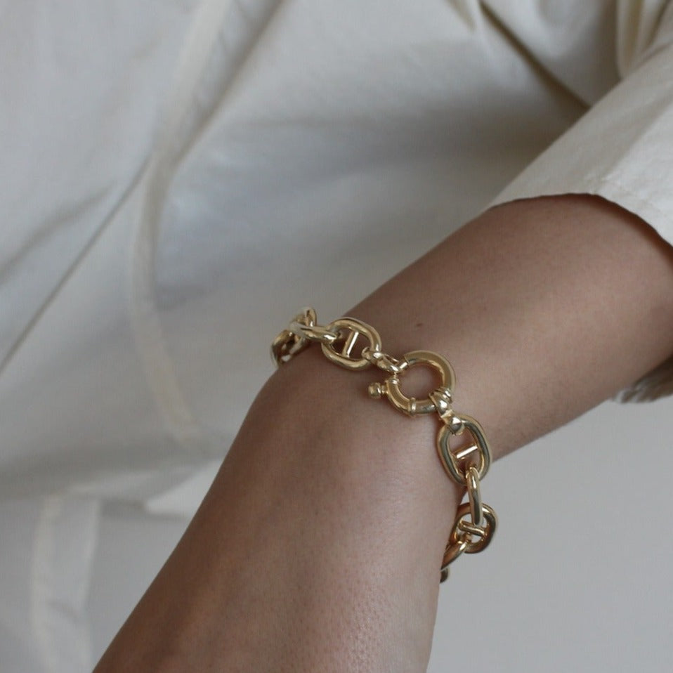 Anchor Chain Bracelet